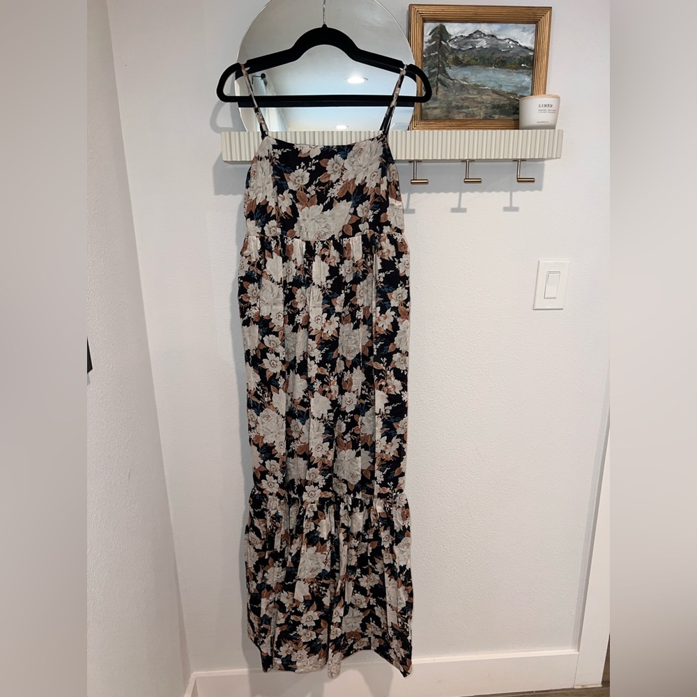 Floral Sun Dress Backless - Tall